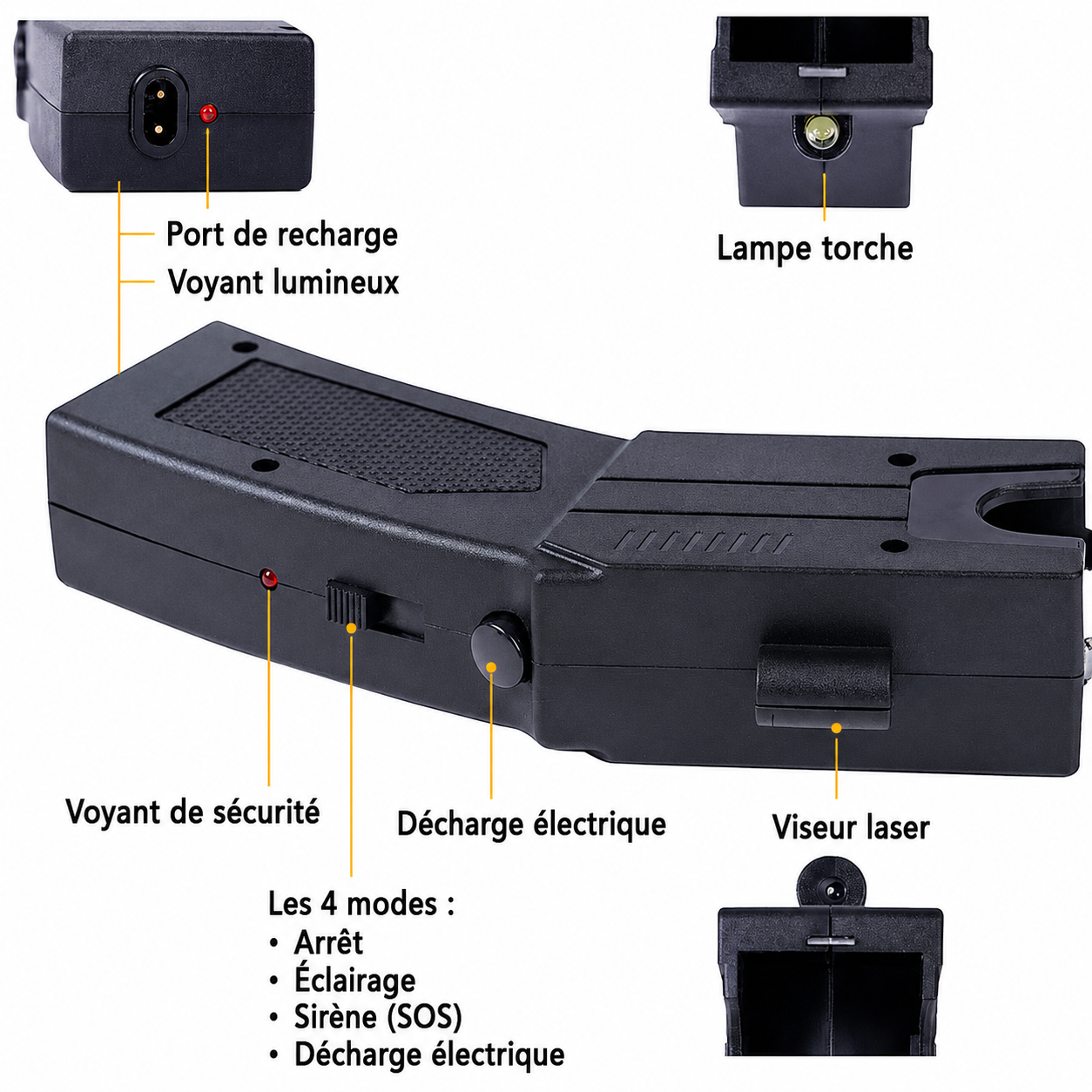Taser à distance